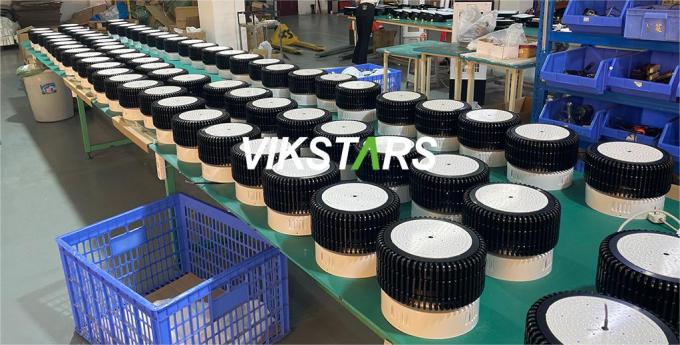 100W 150W 200W 250W Αλουμινίου Fin LED High Bay Φώτα Για Εμπορικό Φωτισμό Με Αντανάκλαση 10