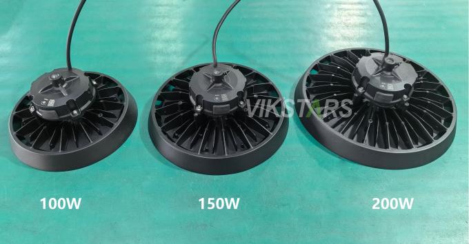 170lm/w Υψηλή φωτεινότητα UFO High Bay Lights Υποστήριξη 3CCT με αισθητήρα κίνησης Αποθήκη Βιομηχανικά λαμπτήρες 3
