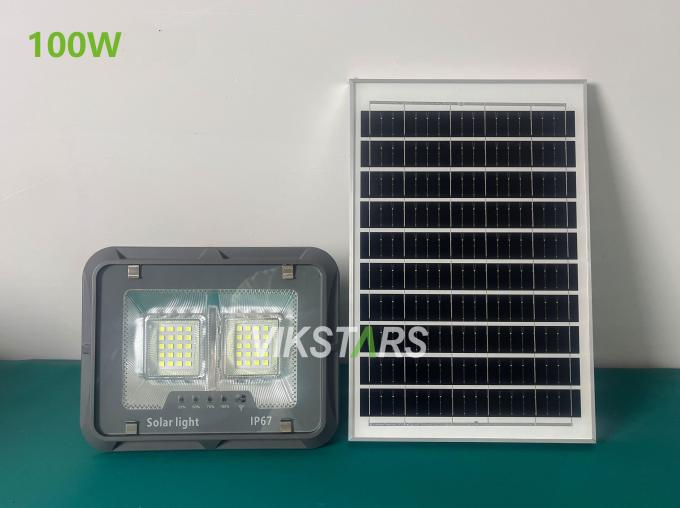 Τελευταίο ηλιακό φως κήπου 100W 200W 300W 400W Ηλιακά φώτα εξωτερικού χώρου για φωτισμό αυλής Ηλιακό προβολέα 2