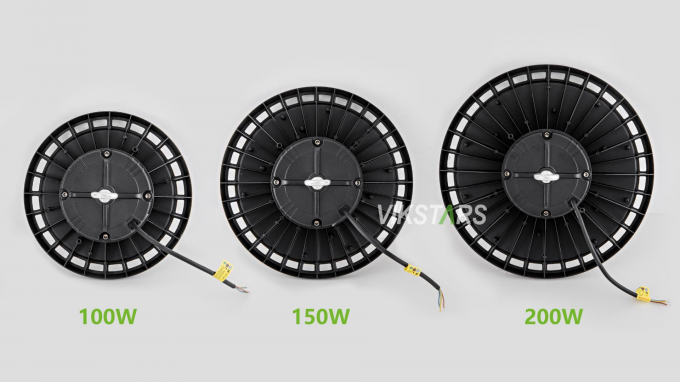 Φθηνότερες τιμές UFO φώτα ψηλού κόλπου 100W 150W 200W για αποθήκη, εργαστήριο, εργοστάσιο 4