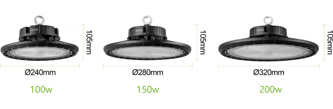 Φθηνότερες τιμές UFO φώτα ψηλού κόλπου 100W 150W 200W για αποθήκη, εργαστήριο, εργοστάσιο 13